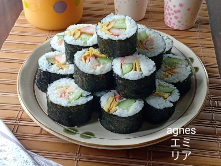 Langkah Mudah untuk Membuat Resep Sushi Cake Sederhana 🍣 yang Bisa Manjain Lidah Anti Ribet, Sempurna