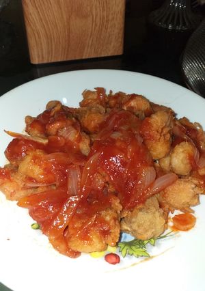 Foto resep Udang Tepung Saos Asam Manis