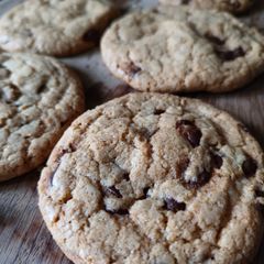 A picture of Chocolate chip cookies.