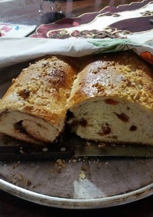 Una foto de Pan arrollado dulce