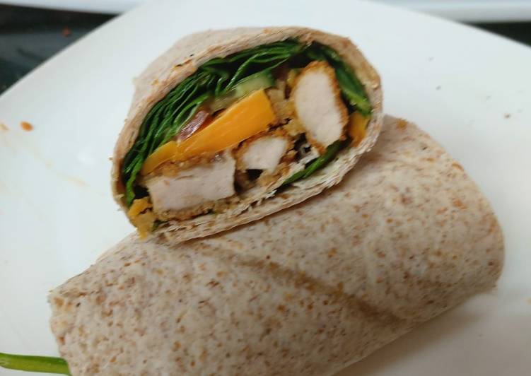 Recipe of Homemade My Salt & Pepper Chicken Wrap 😉