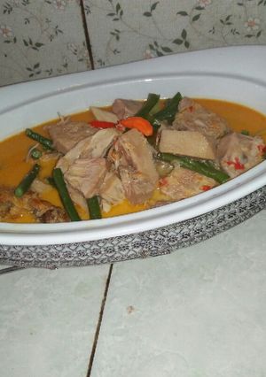 Foto resep Sayur tewel sederhana