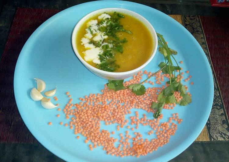 My Kids Love Masoor dal soup