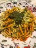Trofie pesto e tonno