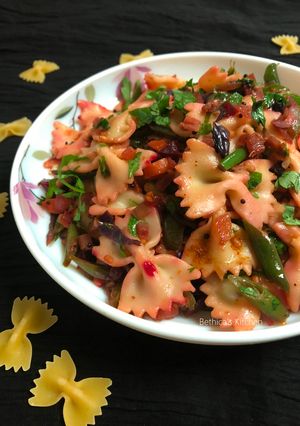 A picture of Pasta Upma.