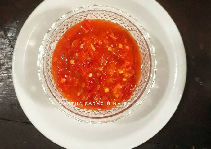 Resep Sambel Tomat Untuk Soto yang Bikin Ngiler