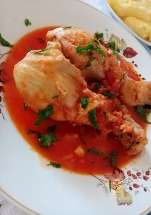 O poză a rețetei Ostropel din ciocanele de pui.