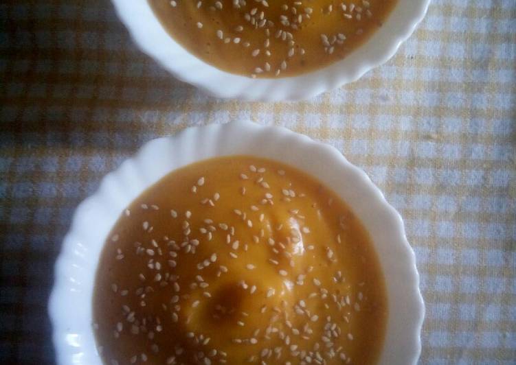 Recipe of Super Quick Cream of Pumpkin soup