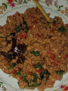 Foto resep Sambel Oncom Daun Kemangi