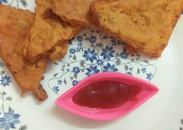 Simple Way to Make Any-night-of-the-week Quick Bread Pakoda