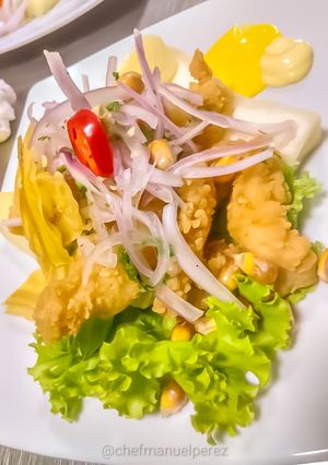 Una foto de Chicharrón de pescado