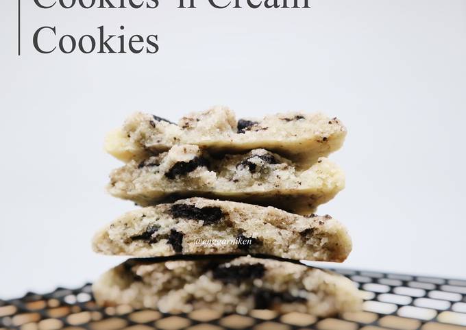 Resep Cookies and Cream Cookies Anti Gagal