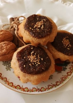 عکسی از دستور کلوچه خرما و روغن ذرت