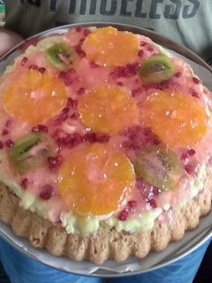 464. Retrós gyümölcstorta 😋 recept fotója