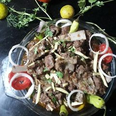 A picture of Black pepper mutton.