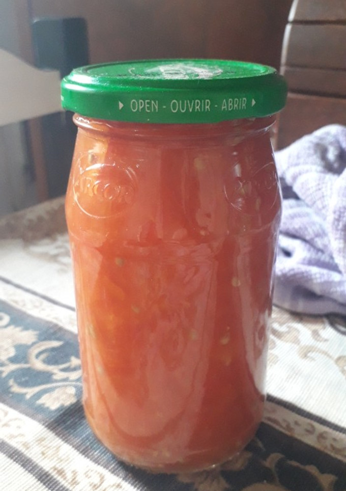 Una foto de Salsa de tomate casera