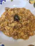 Risotto con crema di zucca e salsiccia