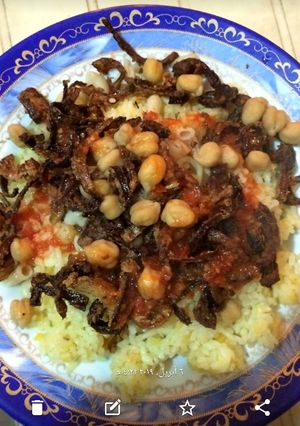 صورة لوصفة الكشري