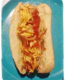 Panchghettis (panchos con spaghetti)
