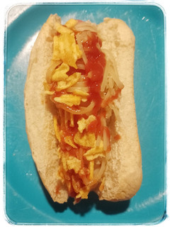 Una foto de Panchghettis (panchos con spaghetti)