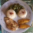 Pepino y róbalo