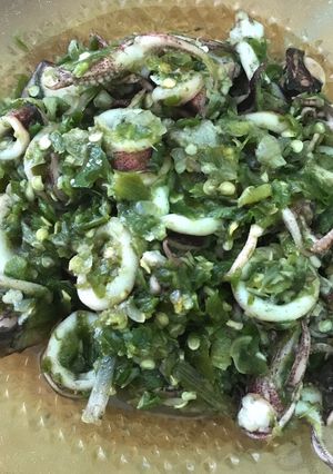 Foto resep Cumi sambel ijo