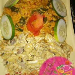 A picture of My delicious jollop rice.