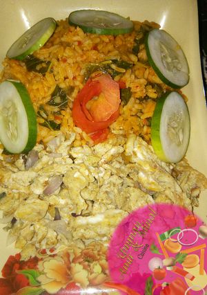 A picture of My delicious jollop rice.