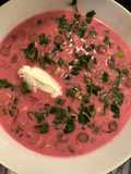 Svekolnik - cold beetroot soup