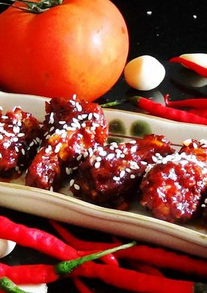 A picture of Korean Style Fire Wings.