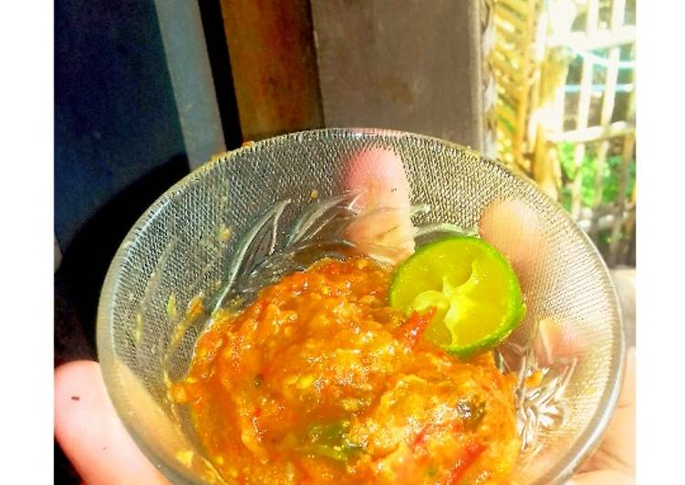 Resep SAMBEL TERASI LAMONGAN ALA ULI LALA POOH 😘, Bisa Manjain Lidah