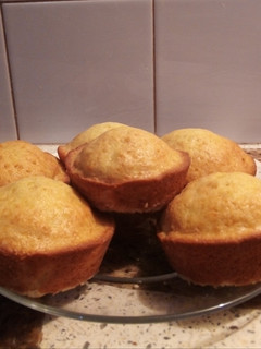 Una foto de Muffins de pera