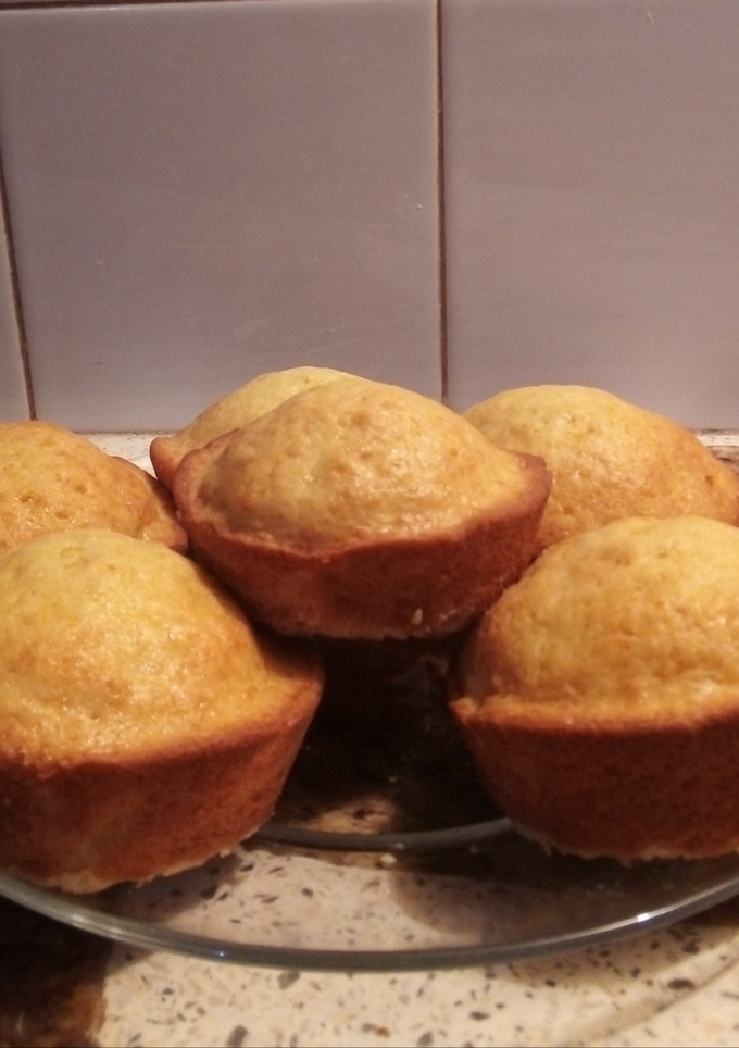 Una foto de Muffins de pera