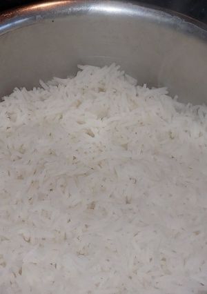 A picture of My perfect cooked rice.