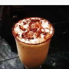A picture of Cold coffee with ice cream.