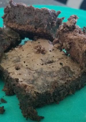 Una foto de Brownies de 2 ingredientes! 🤤🍫