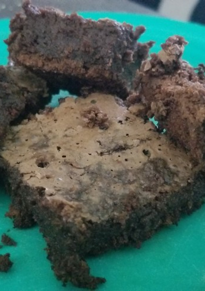Una foto de Brownies de 2 ingredientes! 🤤🍫