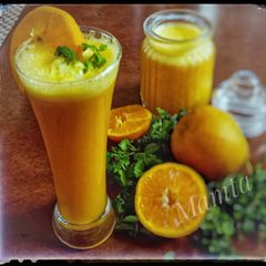 A picture of Fresh Orange 🍊 Juice.