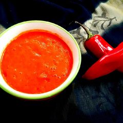 A picture of Red chilli chutney.