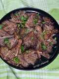 Funghi Pleurotus al forno