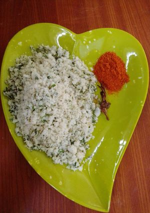 A picture of Danbu(grounded rice).