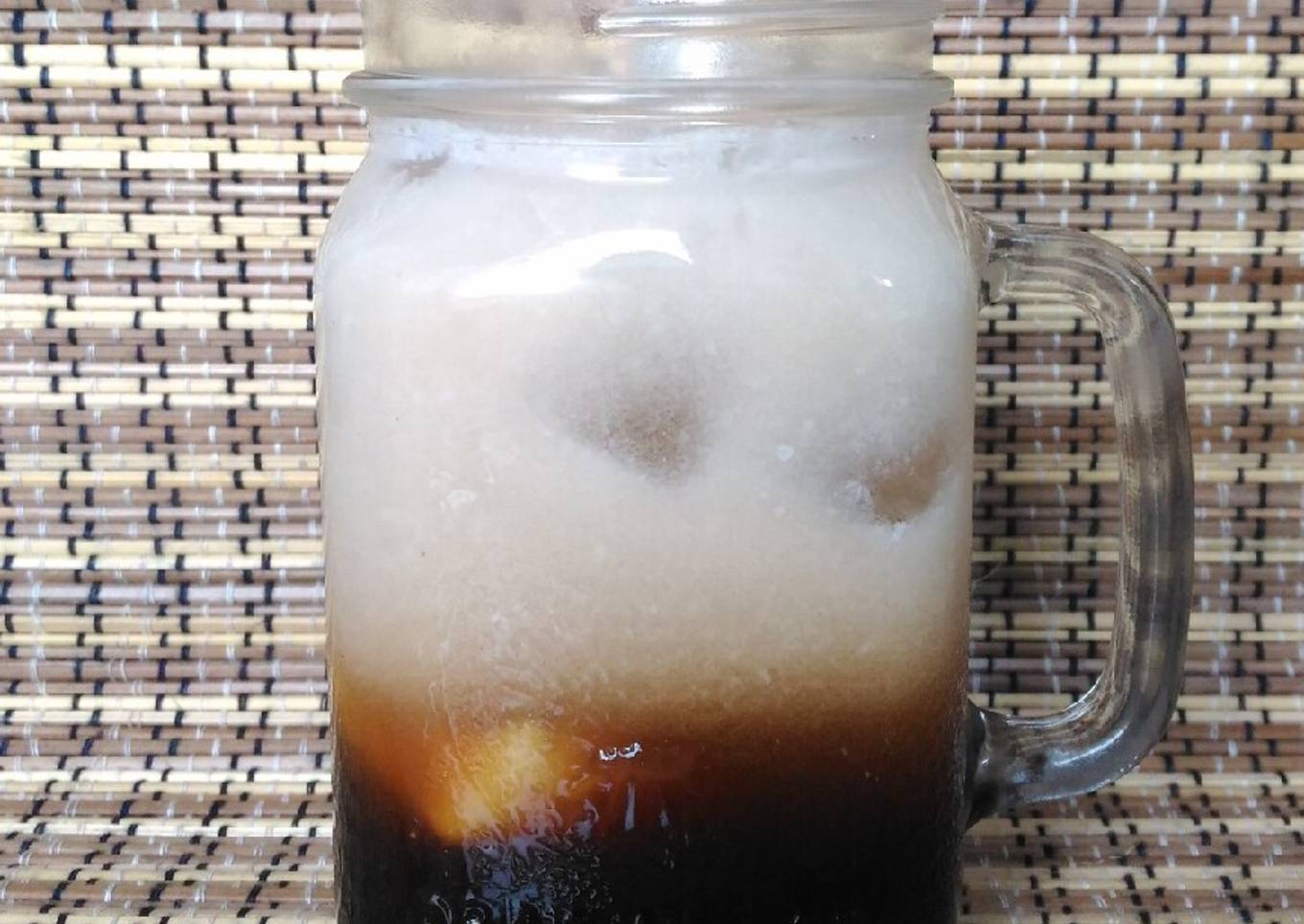 Es Tapai Singkong Gula Merah