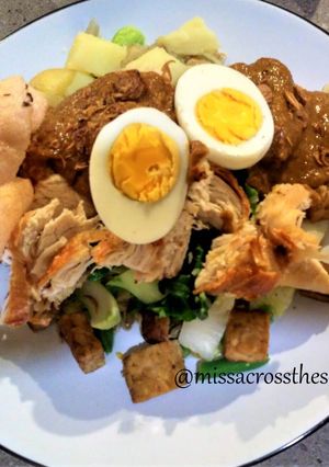 A picture of Indonesian Gado Gado.