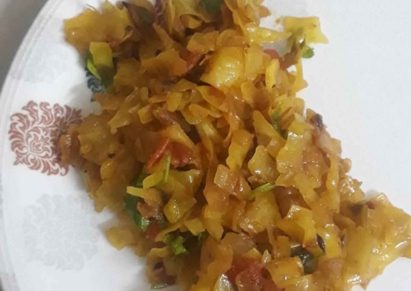 Cabbage stir fry