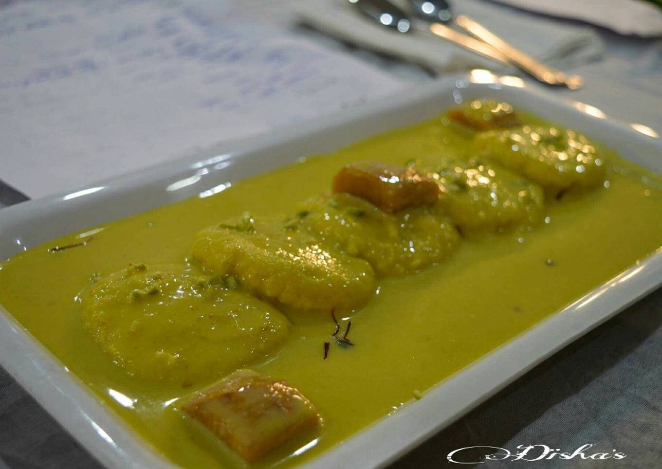 Ripe Mango Rasmalai
