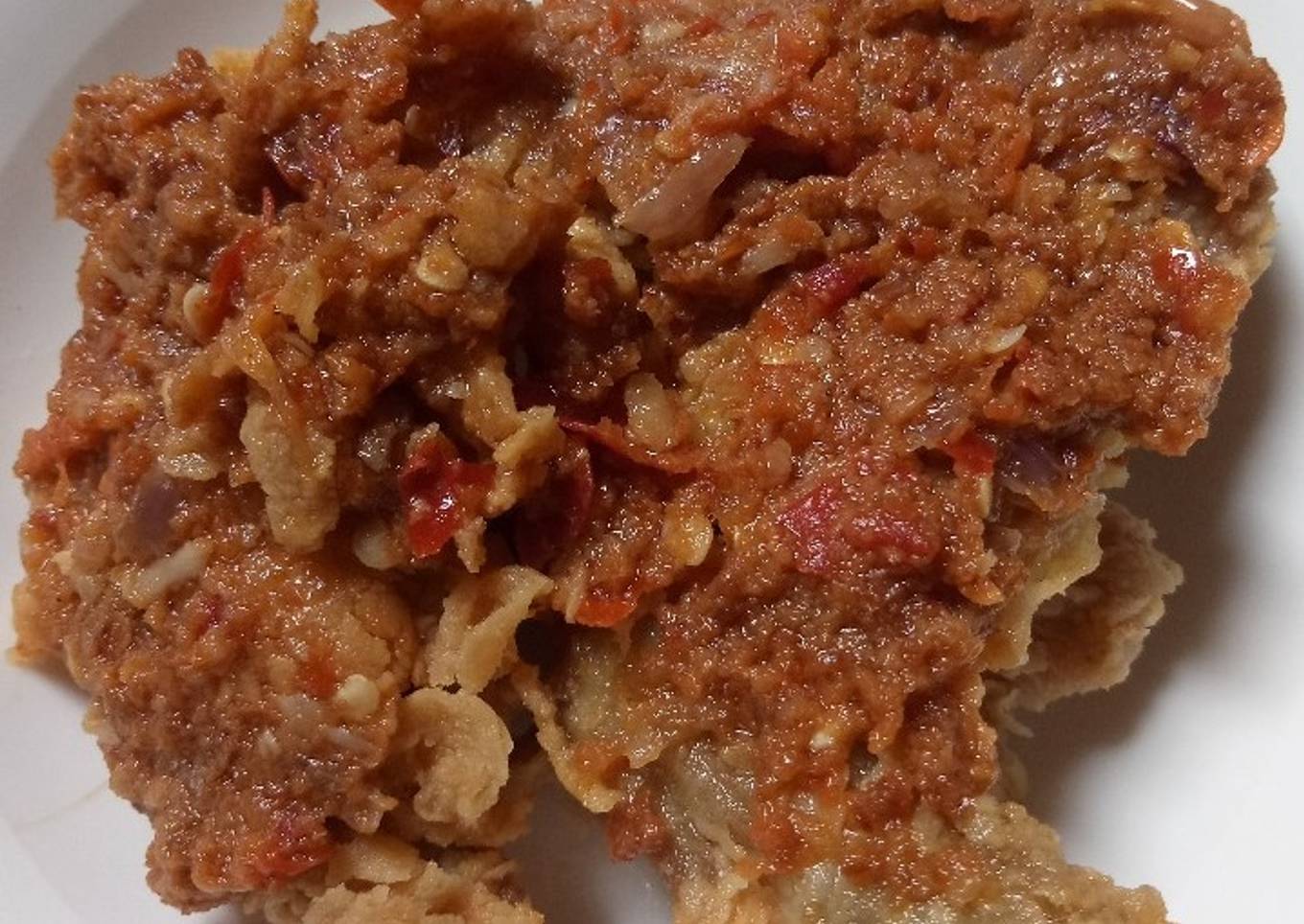 Ayam Crispy Geprek Sambal ala Pak Gembus