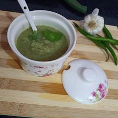 A picture of Karonda (karissa) chutney.