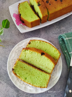 Foto resep Condensed Milk Pandan Pound Cake