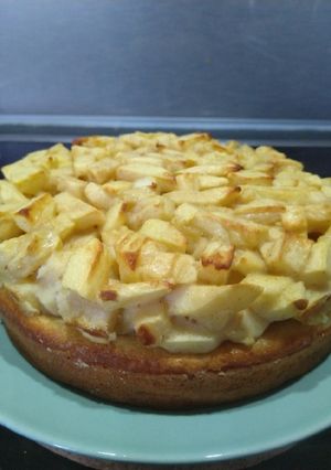 Une photo de Gâteau amande et pomme
