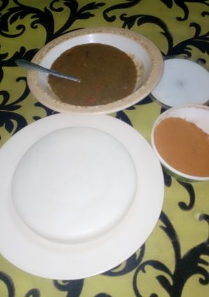 A picture of Tuwan masara miyar kuka da jayin daddawa.